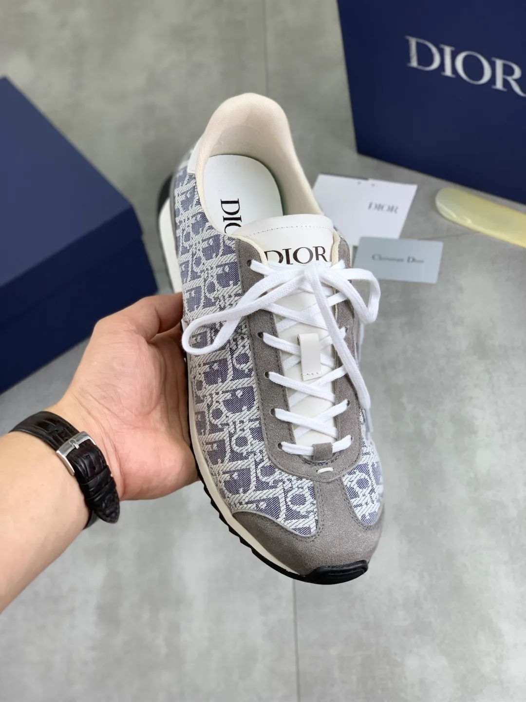 Men's Men's Shoes💰P420💰[New Style]🆘[Dior] 2025 Dior Original Lace-up Low-top Men's Shoes Classic casual shoes 🔥This model is the official flagship model with high quality and made by famous original designers. It is made of high-quality cowhide with original materials➕comfortable and breathable mesh lining➕pigskin insole. The perfect last shape and generous and fashionable design have attracted many consumers and are suitable for drivers to drive🚗. What you want is the best quality in the market. Color: 8️⃣Color Code number: 38--44 (45 46 customized)